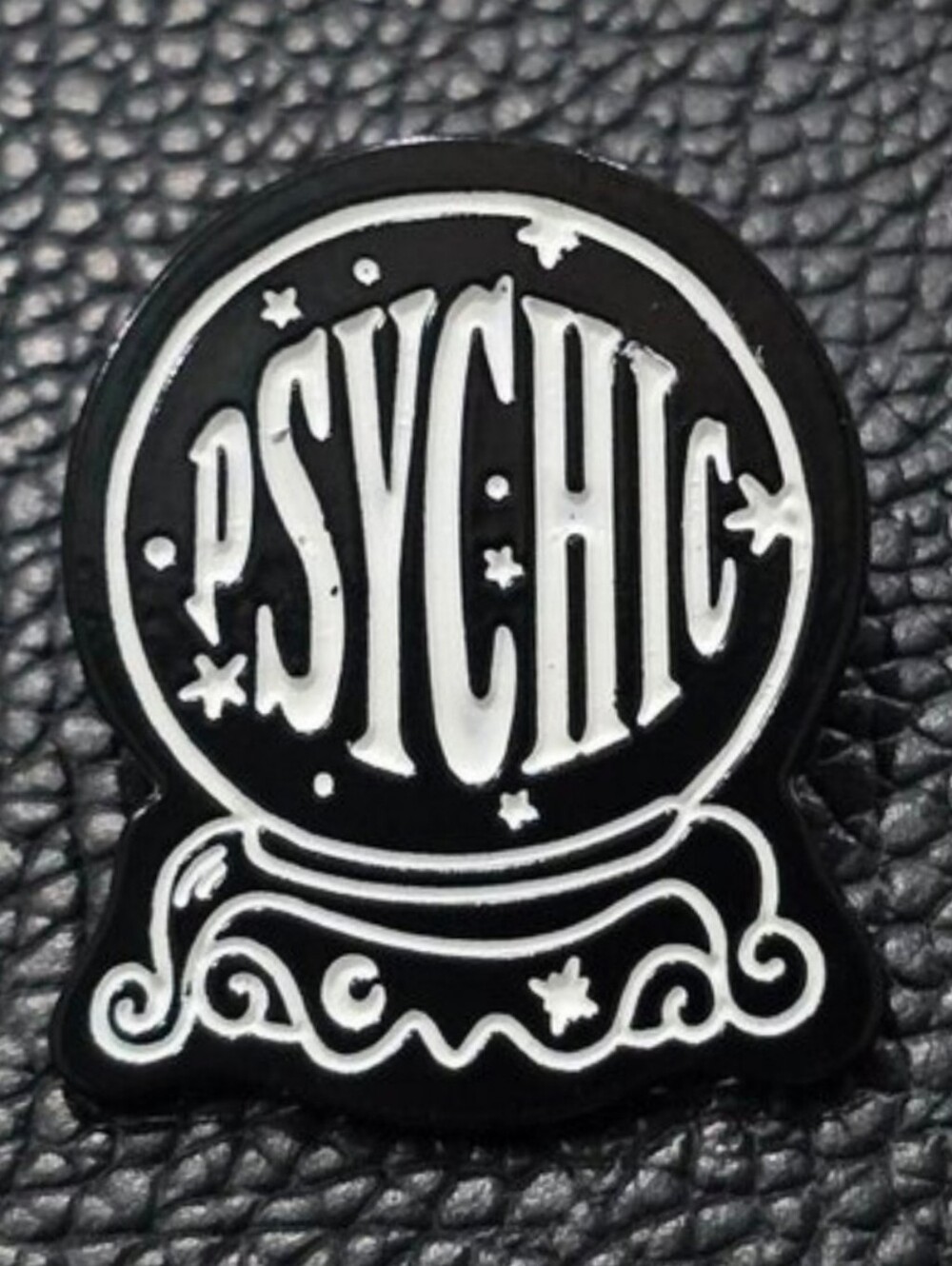 Killstar Psychic Enamel Pin Black White Crystal Ball Lapel Alt Gothic Gift NWT